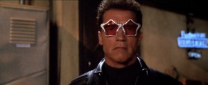 time travel - terminator glasses