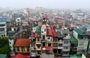 streets of hanoi buildings