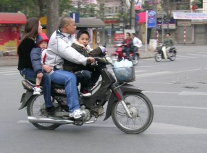 streets of hanoi scooter